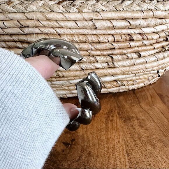 Vintage Chunky Silver Bracelet - Picture 4 of 5